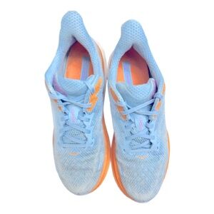 HOKA Women's Blue and Orange Athletic Shoes